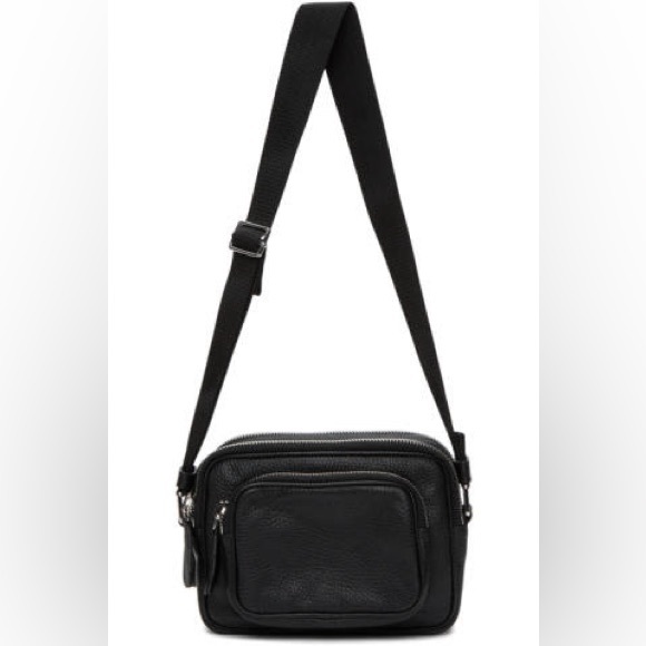 Maison Margiela Black Leather Shoulder Bag - Picture 1 of 5